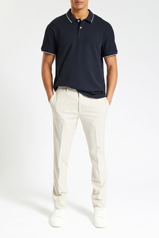 Polo regular - Bleu marine