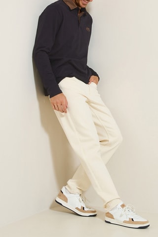 Polo en coton biologique - Bleu marine