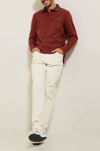 Polo en coton biologique - Rouge