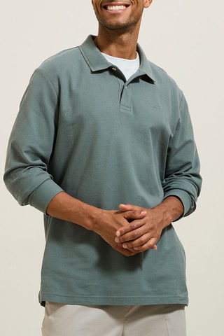 Polo en coton biologique - Kaki