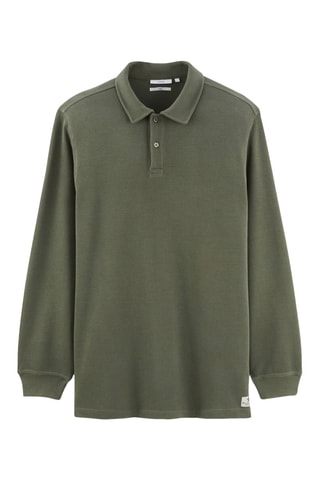 Polo en coton biologique - Kaki