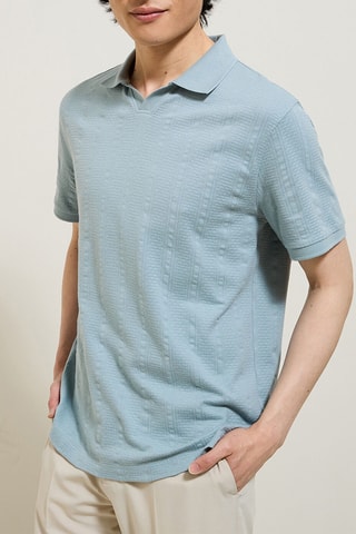 Polo regular fit - Turquesa