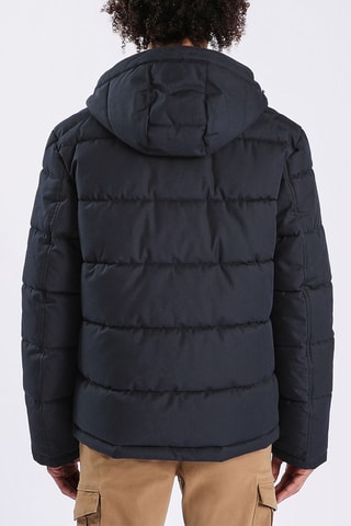 Blusão com capuz - Azul-escuro