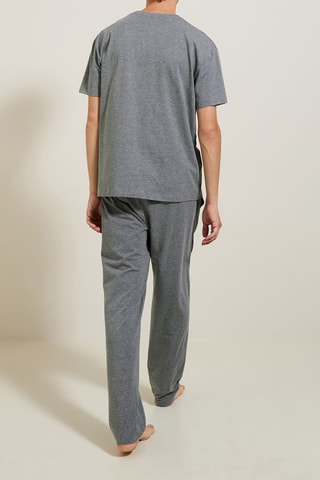 Pijama - Gris claro jaspeado