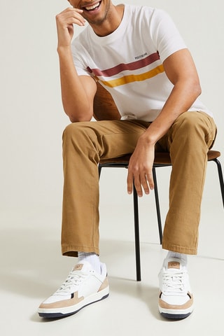 Camiseta slim fit - Blanco