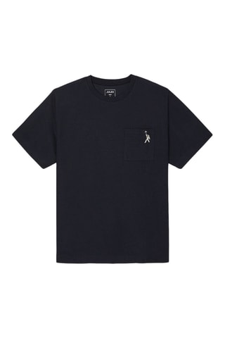 T-shirt relaxed - Azul-noite