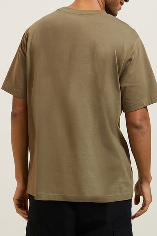 T-shirt regular - Caqui