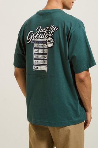 T-shirt em algodão biológico - Verde