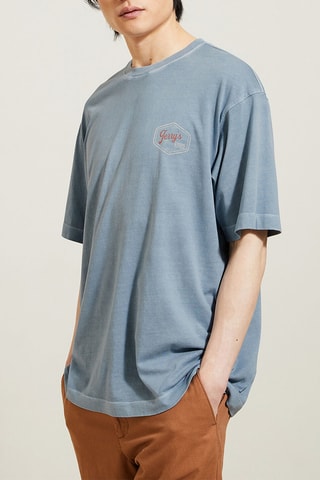 T-shirt relaxed - Cinzento