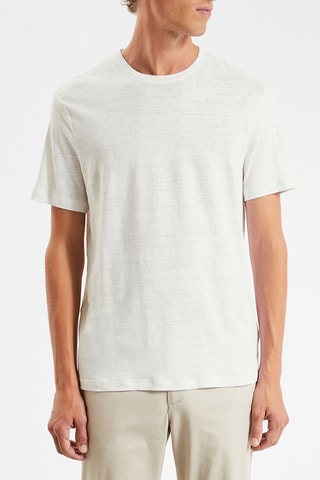 Camiseta de lino - Blanco