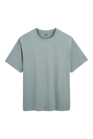 T-shirt relaxed - Verde-claro