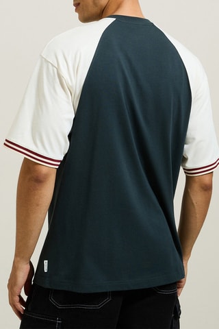 T-shirt Athletic Club - Verde-escuro e cru