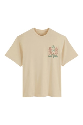 T-shirt relaxed - Bege