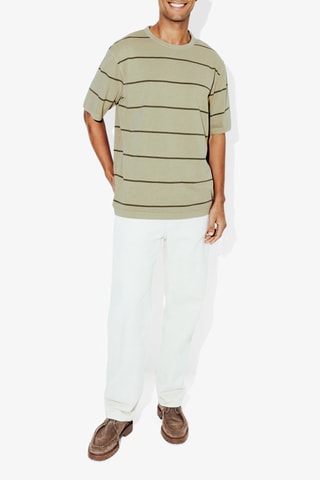 T-shirt relax - Verde-azeitona