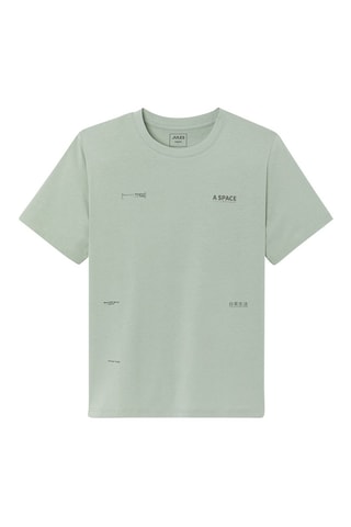 T-shirt regular - Verde-claro