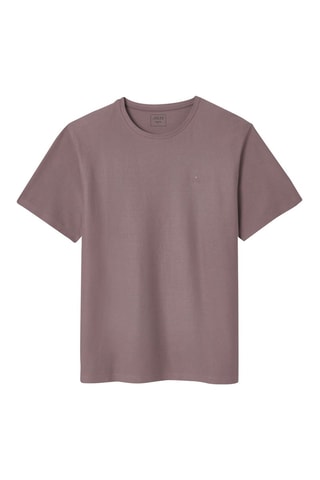 Camiseta regular fit de algodón orgánico - Rosa viejo
