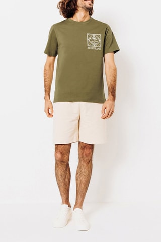 T-shirt regular - Caqui