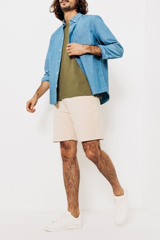 T-shirt regular - Caqui