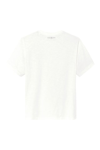 T-shirt regular em algodão biológico - Branco