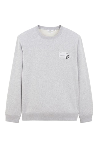 Sudadera - Gris claro jaspeado