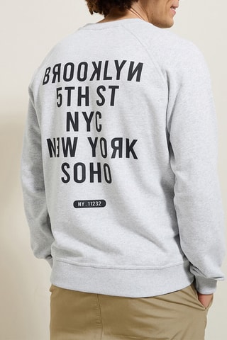 Sweat - Cinzento-claro mesclado