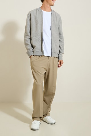 Sudadera - Gris claro jaspeado