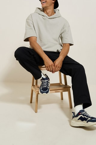 Sweat com capuz - Verde-claro