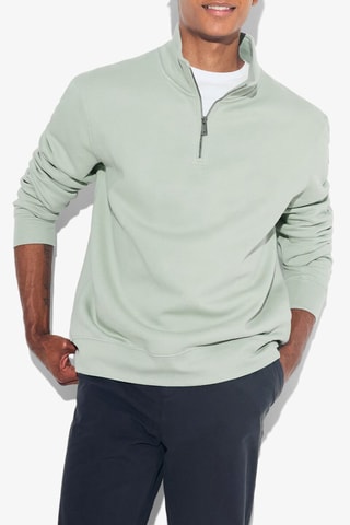 Sudadera de algodón orgánico - Verde claro