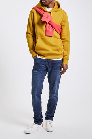 Sudadera con capucha - Mostaza