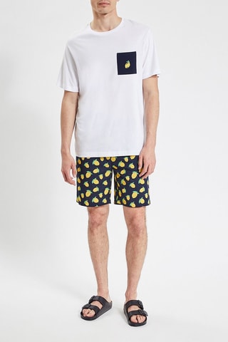 Calções de pijama Azul-marinho