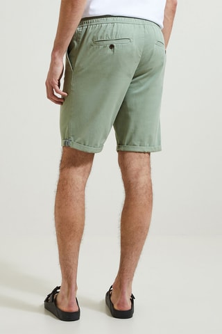 Bermudas chino - Verde-claro