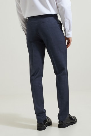 Pantalon de costume slim - Bleu