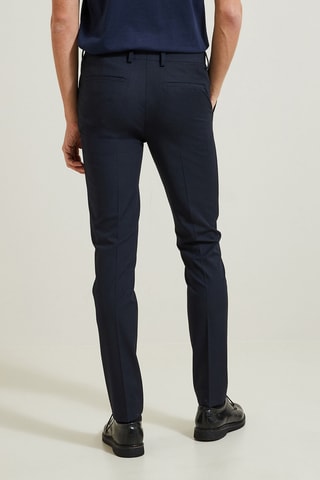 Pantalon de costume slim - Bleu