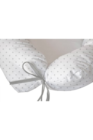 Cuscino per cesta portabebè Once upon a time - Grigio e bianco - Da 8 mesi