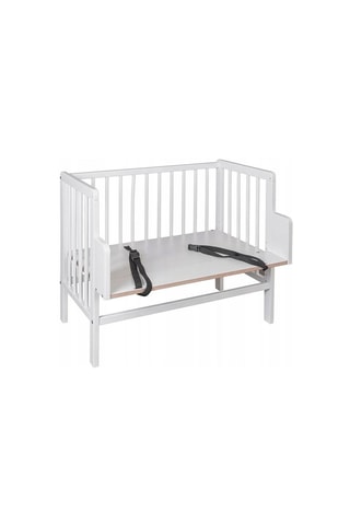 Culla fianco letto e parure letto Birds Explorer - Bianco - 4 pezzi - Bianco