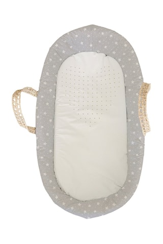 Cesta portabebè Palme - 28 x 74 x 23 cm - Fino a 15 kg - Grigio