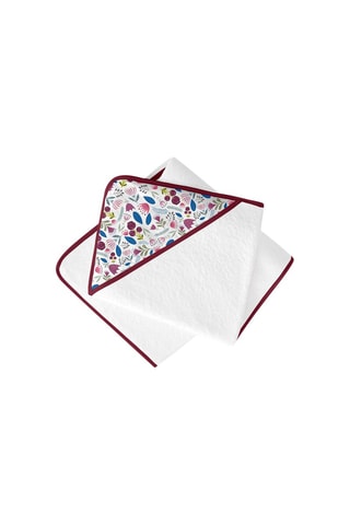 Mantellina da bagno Dulces Sueños - 100 x 100 cm - Da 24 mesi - Bianco