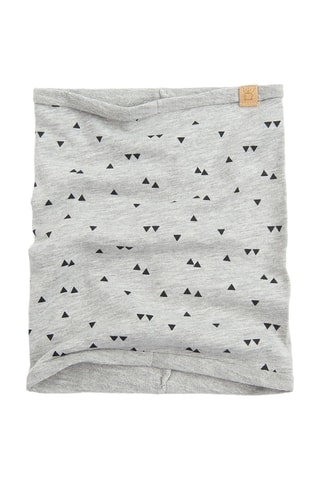 Gorro e gola - Cinzento-claro mesclado