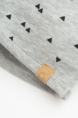 Gorro e gola - Cinzento-claro mesclado