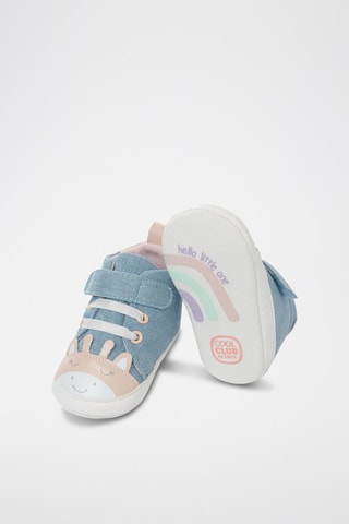 Pantufas de ganga com orelhas Azul-claro