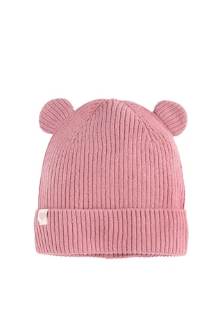 Gorro com orelhas - Rosa