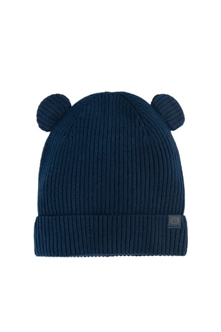 Gorro com orelhas - Azul-marinho