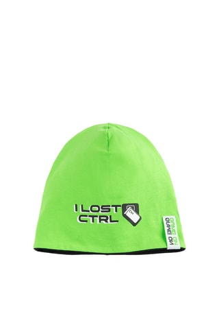 Gorro reversível - Preto e verde