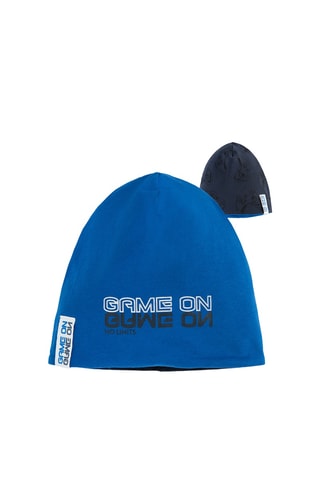 Gorro reversível - Azul