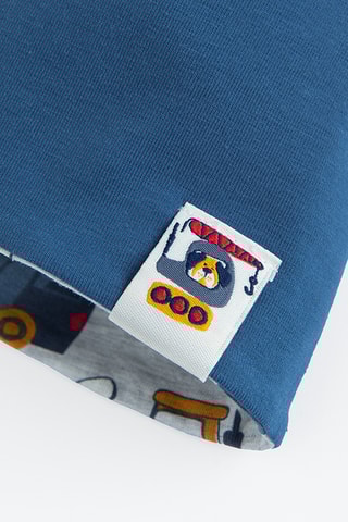 Gorro reversível - Bege