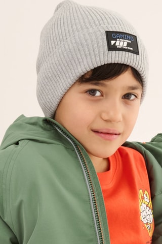 Gorro - Cinzento-claro mesclado