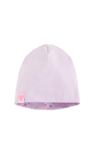 Gorro reversível - Malva
