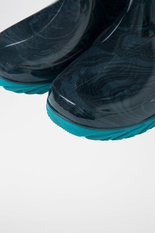 Galochas tie and dye Azul