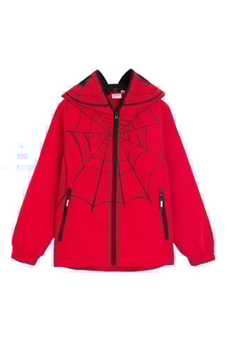 Corta-vento com capuz Homem-Aranha Os Vingadores Marvel - Vermelho