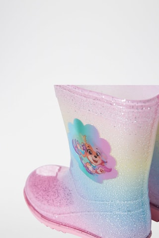 Galochas Stella Patrulha Pata - Rosa e azul-celeste